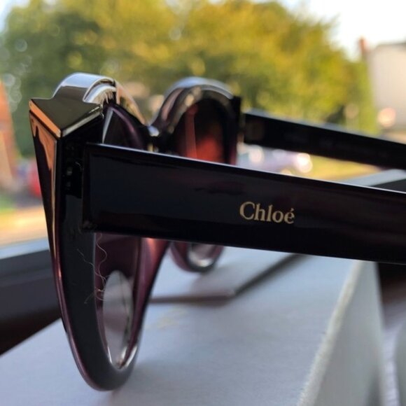 🔥 RARE AUTHENTIC Chloe cateye arrow sunglasses - Picture 11 of 13